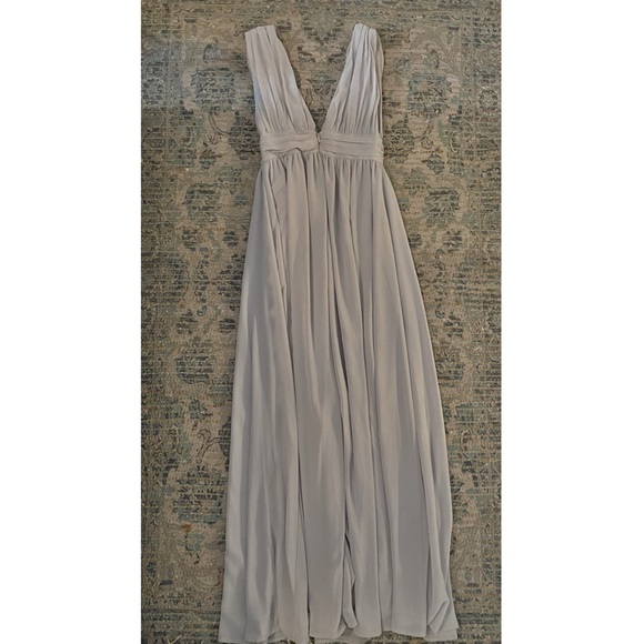 Lulus- light grey dress - Picture 3 of 5